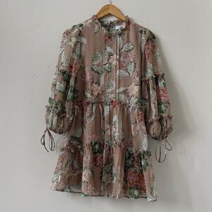 Princess Polly Eden Bloom Mini Dress, Feminine Boho